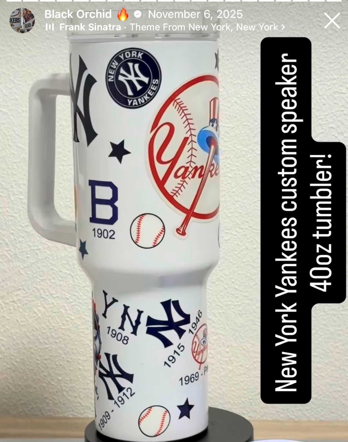 Customized Tumbler (No Speaker)